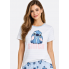 Жіноча Піжамна футболка Primark Disney’s Print Pyjamas XS для сну та дому Блакитний (9092)