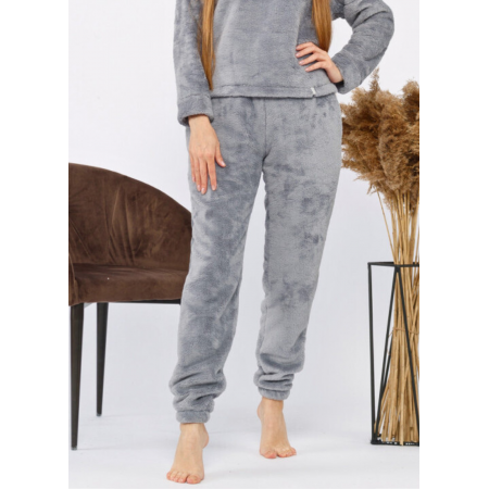 Плюшеві Піжамні штани Primark Fleece Pyjama S Сірий (9098)