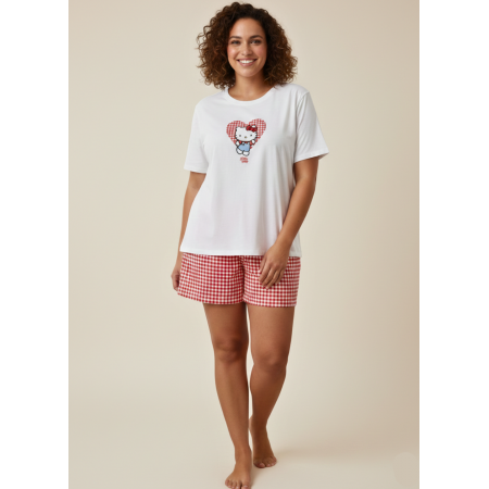 Піжама Primark T-Shirt and Shorts Pyjamas Сotton XXL комплект для дому та сну Червоний (9164) Піжама Primark T-Shirt and Shorts Pyjamas Сotton XXL комплект для дому та сну Червоний (9164)