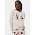 Домашній піжамний лонгслів Primark Long sleeve Pyjama М Для дому та сну Бежевий (9186)