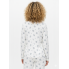 Піжамна сорочка Primark Cosy Printed Boyfriend Pyjamas XL Для дому та сну Айворі (8730)