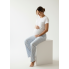 Жіночі піжамні штани Primark Maternity Striped Pyjamas Bottoms S для сну та дому Блакитний (8986)
