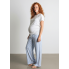 Жіночі піжамні штани Primark Maternity Striped Pyjamas Bottoms S для сну та дому Блакитний (8986)