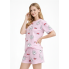Піжама жіноча Primark Disney Hello Kitty XXL Бавовняний для сну та дому Пудровий (8991)
