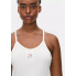 Жіноча Піжамна майка Primark Floral Pointelle Tank Top М Для дому та сну Білий (9006)