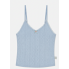 Жіноча Піжамна майка Primark Floral Pointelle Tank Top L Для дому та сну Блакитний (9007)