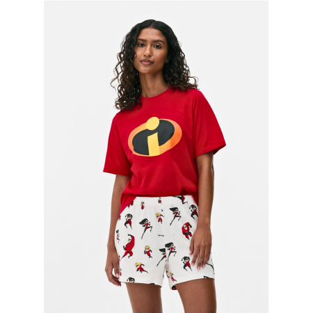 Піжама жіноча Primark Disney Pixar XL Бавовняний для сну та дому Червоний (9008)