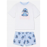 Жіноча піжама Primark Disney STITCH T-Shirt Shorts S Бавовняна для сну та дому Блакитний (9014)