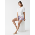 Жіноча піжама Primark Disney STITCH T-Shirt Shorts М Бавовняна для сну та дому Пудровий (9016)