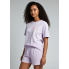 Піжама Primark T-Shirt and Shorts Pyjamas Сotton М комплект для дому та сну Ліловий (9163)