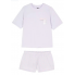 Піжама Primark T-Shirt and Shorts Pyjamas Сotton М комплект для дому та сну Ліловий (9163)