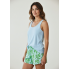 Піжама Primark Cotton Vest And Short Pyjamas М комплект для дому та сну Блакитний (9025)