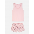 Піжама Primark Cotton Vest And Short Pyjamas XL комплект для дому та сну Пудровий (9028)
