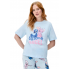 Жіноча Піжамна футболка Primark Disney’s Print Pyjamas XL для сну та дому Блакитний (9072)