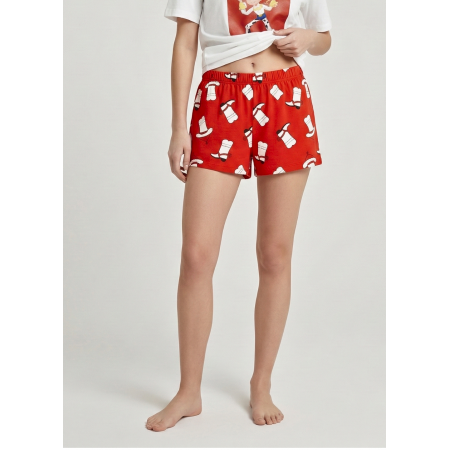 Піжамні жіночі шорти Primark Disney XXS Бавовняні для сну та дому Червоний (9247)