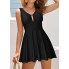 Суцільний купальник-сукня FS SHEKINI Swim Dress XL з коригуючим ефектом Чорний (9256)