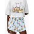 Піжамні жіночі шорти Primark Disney XXS Бавовняні для сну та дому Світло-блакитний (9269)