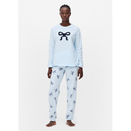 М'яка Плюшева Піжама Primark Microfleece Pyjama Set XS Домашній комплект Блакитний (8200)