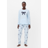 М'яка Плюшева Піжама Primark Microfleece Pyjama Set XXS Домашній комплект Блакитний (8534)