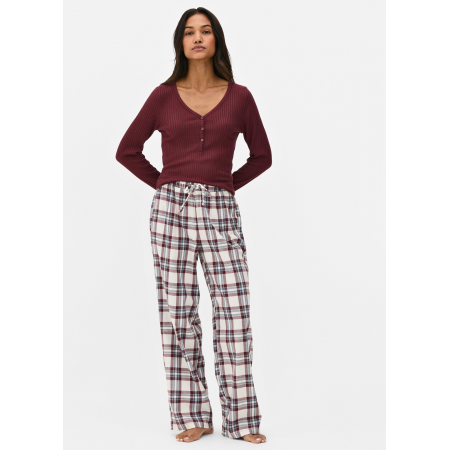 Піжама Primark Flannel Pyjama Set XL Домашній комплект Бордовий (8202) Піжама Primark Flannel Pyjama Set XL Домашній комплект Бордовий (8202)