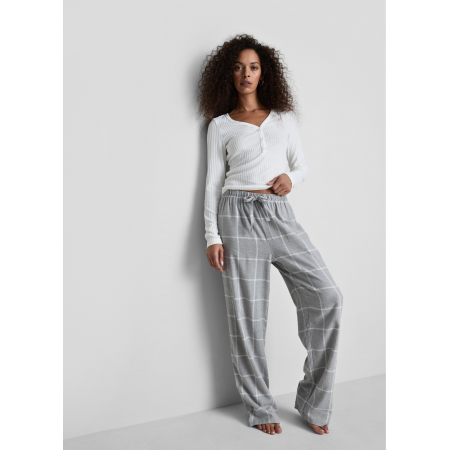 М'яка Плюшева Піжама Primark Flannel Pyjama Set L Домашній комплект Молочный (8581)