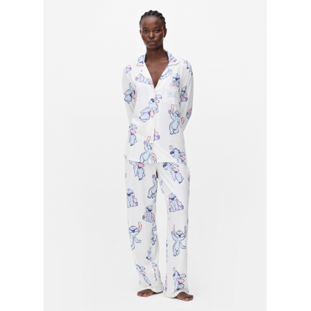 Піжама Primark Disney’s Stitch Boyfriend Pyjama Set XS Домашній комплект Молочний (8208) Піжама Primark Disney’s Stitch Boyfriend Pyjama Set XS Домашній комплект Молочний (8208)