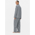 Жіноча бавовняна Піжама Primark Patterned Boyfriend Pyjamas XXL Домашній комплект Синій (8211)