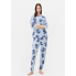 М'яка Плюшева Піжама Primark Disney’s Character Print  XS Домашній комплект Блакитний (8228)