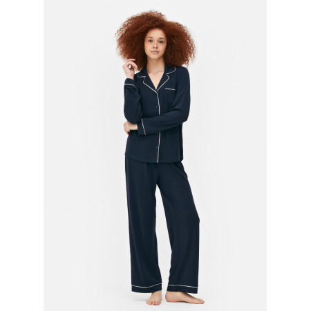 Жіноча Піжама Primark Jersey Long Sleeve Boyfriend L Домашній комплект Синій (8232) Жіноча Піжама Primark Jersey Long Sleeve Boyfriend L Домашній комплект Синій (8232)