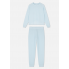 Ультрам'який в'язаний піжамний комплект Primark Super Soft Long Pyjamas XS для дому та сну Блакитний (8247)