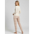Піжама Primark Flannel Pyjama Set М Домашній комплект Бежевий (8263)