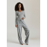 М'яка Плюшева Піжама Primark Flannel Pyjama Set S Домашній комплект Сірий (8268)
