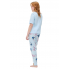 Жіноча Бавовняна Піжама Primark Stitch Cotton Pyjamas S Комплект для дома и сна Блакитний (8280)