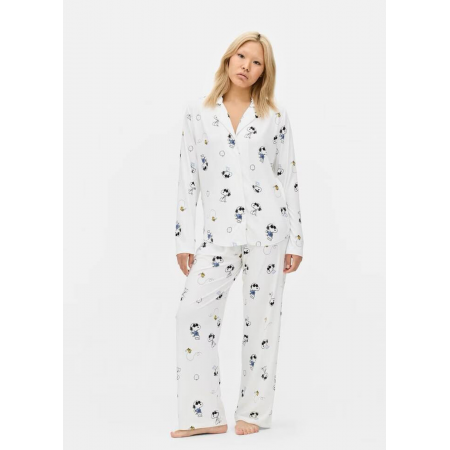 Жіноча Піжама Primark Pijama Disney’s Snoopy XL Домашній комплект Молочний (8295) Жіноча Піжама Primark Pijama Disney’s Snoopy XL Домашній комплект Молочний (8295)