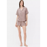 Жіноча Піжама Primark Jersey Boyfriend Short Pyjama Set XXS Комплект для дома и сна Коричневий (8301)