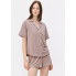Жіноча Піжама Primark Jersey Boyfriend Short Pyjama Set XXS Комплект для дома и сна Коричневий (8301)