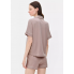 Жіноча Піжама Primark Jersey Boyfriend Short Pyjama Set XXS Комплект для дома и сна Коричневий (8301)