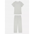 Жіноча Піжама Primark Jersey Straight Leg Pyjama Set L Комплект для дома и сна Сірий (8309)