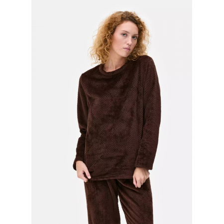 Плюшевий Піжамний світшот Primark Fleece Pyjama L Коричневий (8317) Плюшевий Піжамний світшот Primark Fleece Pyjama L Коричневий (8317)