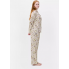 Піжамна сорочка Primark Cosy Printed Boyfriend Pyjamas XXS Для дому та сну Коричневий (8714)