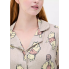 Піжамна сорочка Primark Cosy Printed Boyfriend Pyjamas XXS Для дому та сну Коричневий (8714)