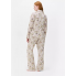 Піжамна сорочка Primark Cosy Printed Boyfriend Pyjamas XXS Для дому та сну Коричневий (8714)