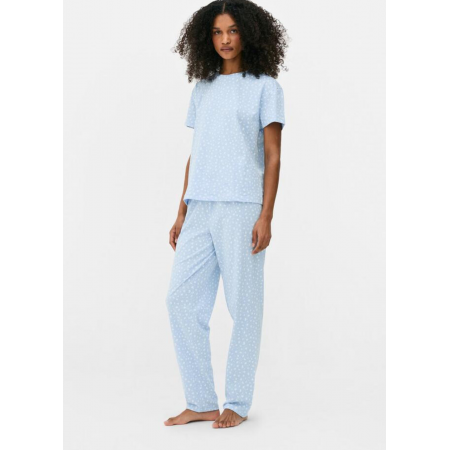 Піжама Primark women pyjamas cotton S комплект для дому та сну Блакитний (8331)