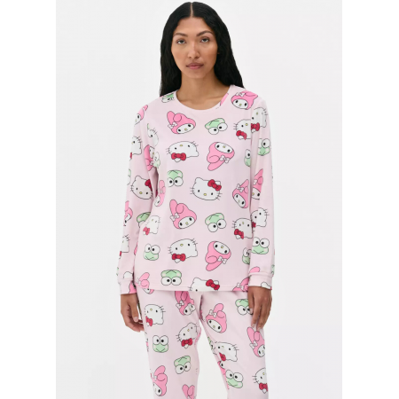 М’який плюшевий світшот Primark Hello Kitty and Friends XS для дому та сну Молочний (8340) М’який плюшевий світшот Primark Hello Kitty and Friends XS для дому та сну Молочний (8340)