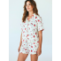 Жіноча Піжама Hello Kitty Pyjama Set XL Комплект для дома и сна Молочний (8370)