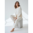 М'яка Плюшева Піжама Primark Plush Star Pyjama Set XS Домашній комплект Молочний (8371)