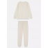 М'яка Плюшева Піжама Primark Plush Star Pyjama Set XS Домашній комплект Молочний (8371)