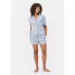 Сатиновий піжамний Primark Satin Printed Boyfriend Short Pyjama Set XXS Домашній комплект Блакитний (8393)