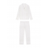 Жіноча Піжама Primark Twill Boyfriend Pyjama Set XS Комплект для дому та сну Молочний (8398)