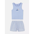 Піжама Primark Pijama Short Stitch М комплект для дому та сну Блакитний (8401)